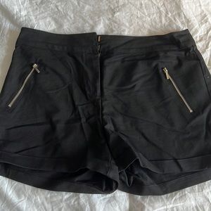 bebe High Waisted Black Shorts